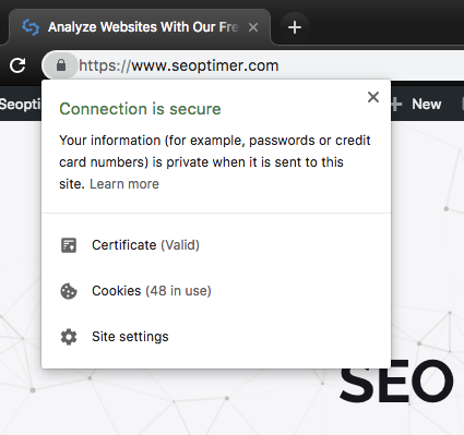 how to check that your site is secure with a SSL certificate